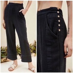 Free People This is Love Linen Trousers